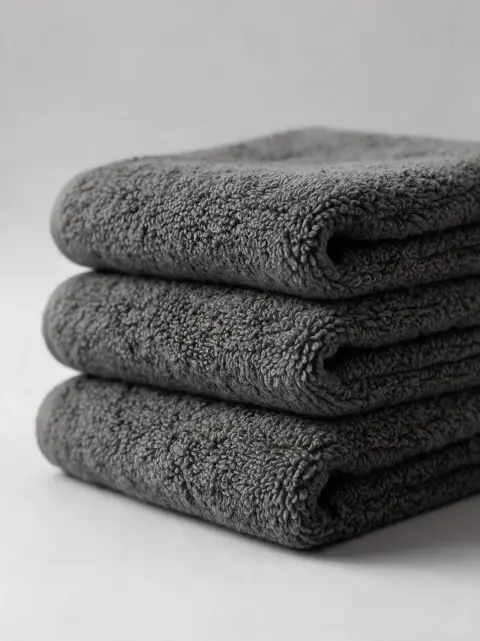 Hand towel, Charcoal Grey