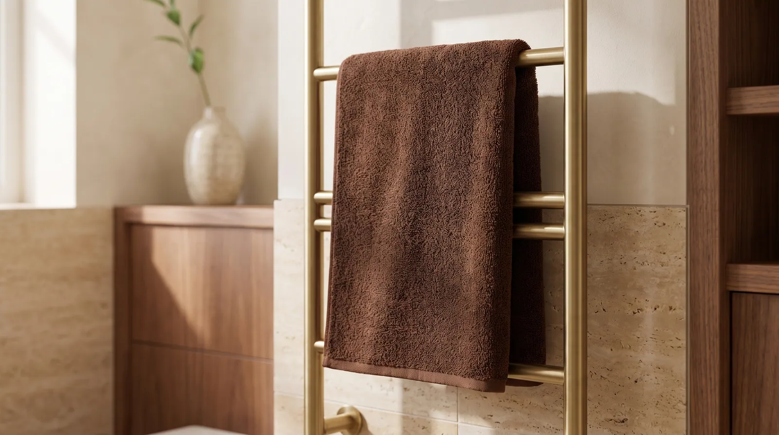 Bath towel, Chocolate Brown thumbnail 6