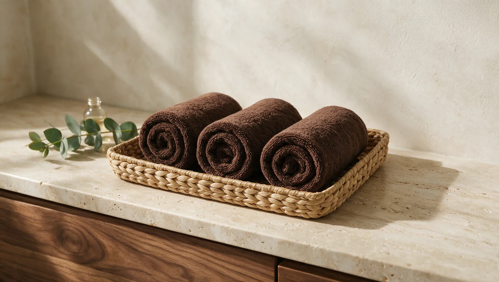 Face washer, Chocolate Brown thumbnail 3