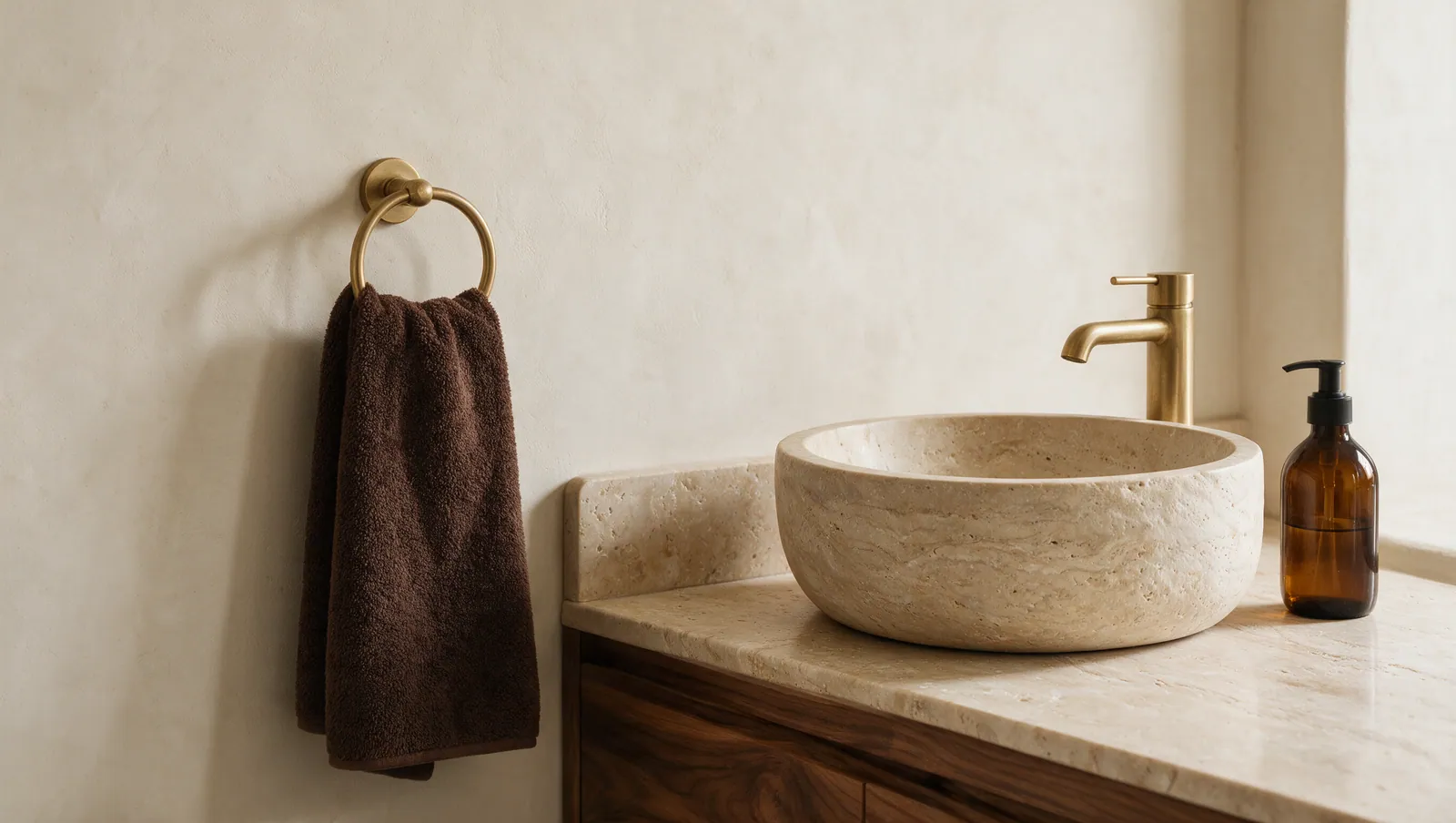Hand towel, Chocolate Brown thumbnail 3