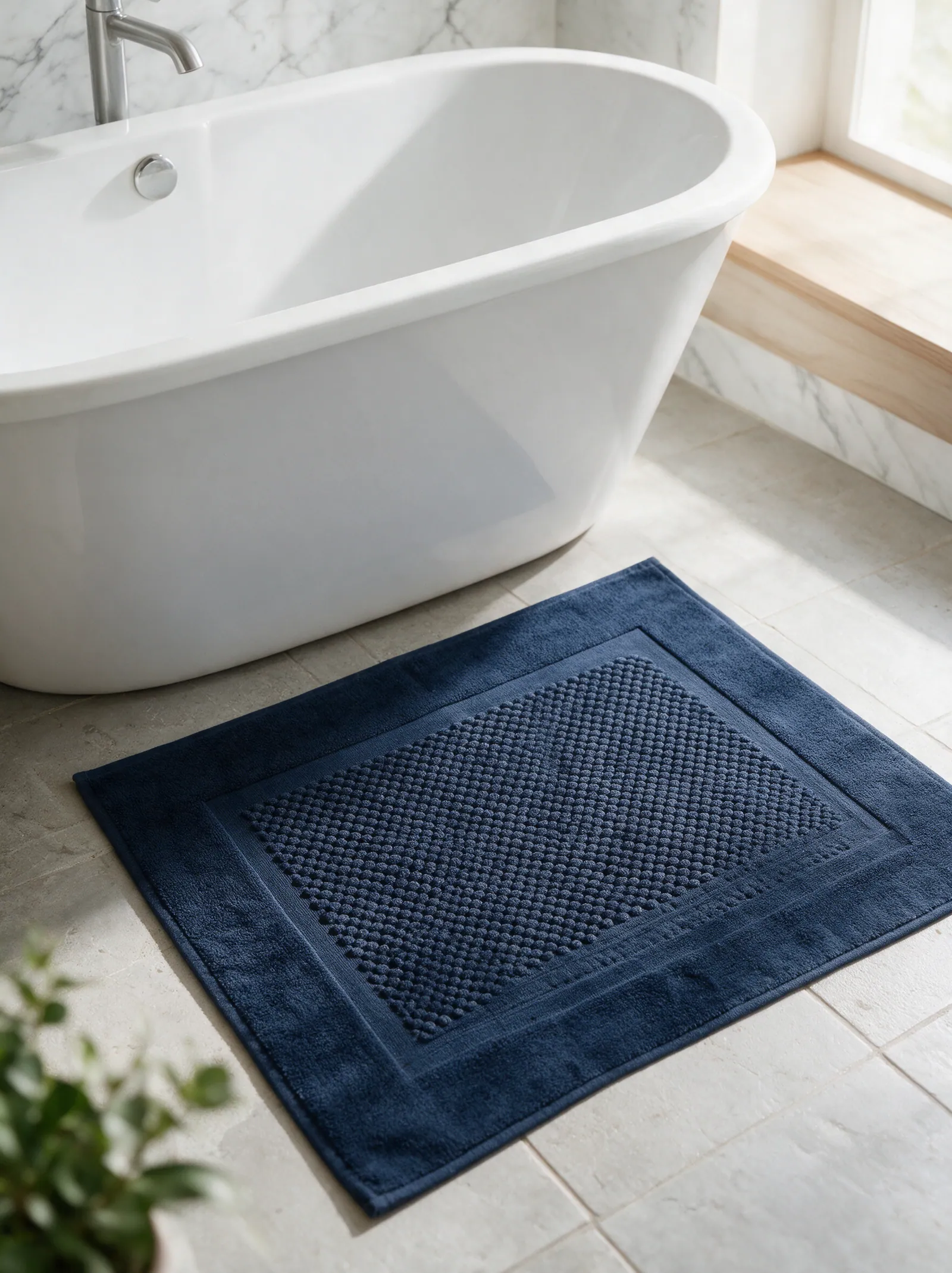 Bath mat, Navy Blue thumbnail 2