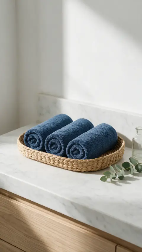 Face washer, Navy Blue