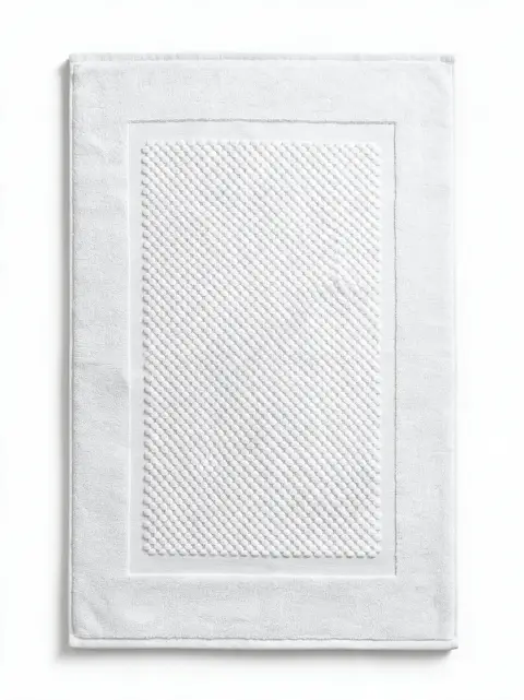 Bath mat, White