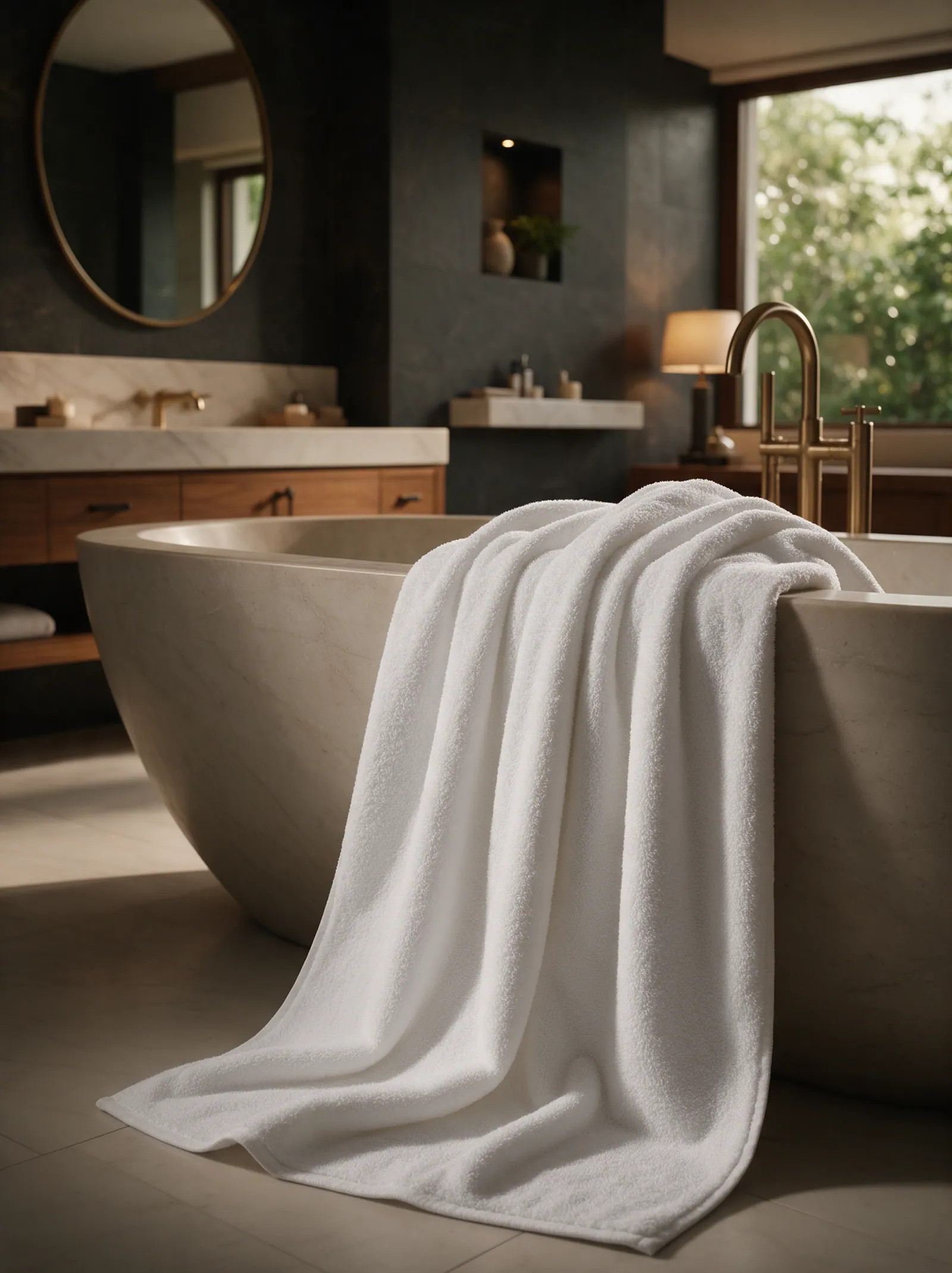Signature bath sheet, White thumbnail 4
