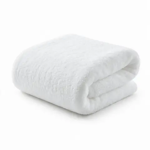 Signature bath towel, White
