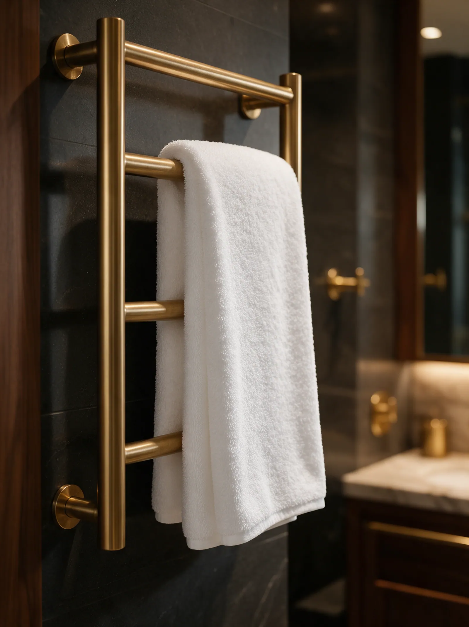 Signature bath towel, White thumbnail 4