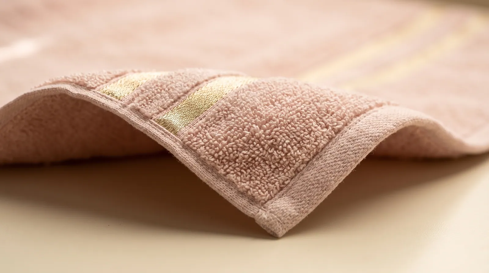 Gold Line Blush hand towel thumbnail 5