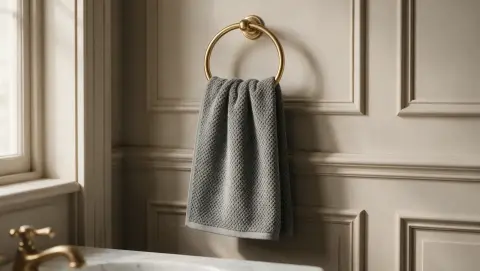 Honeycomb hand towel