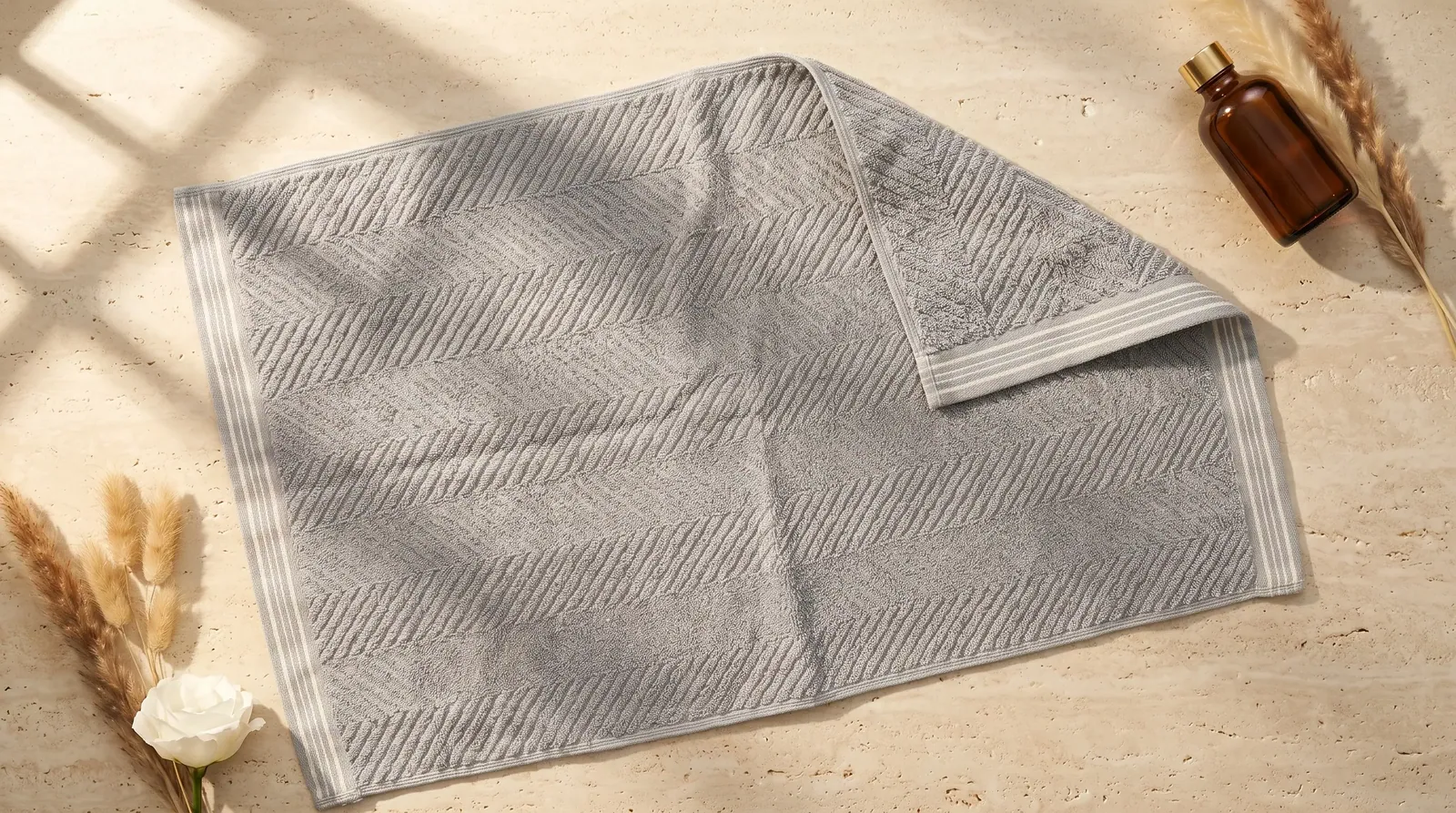 Herringbone hand towel, photo 1