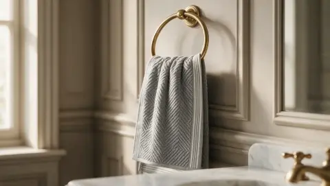 Herringbone hand towel
