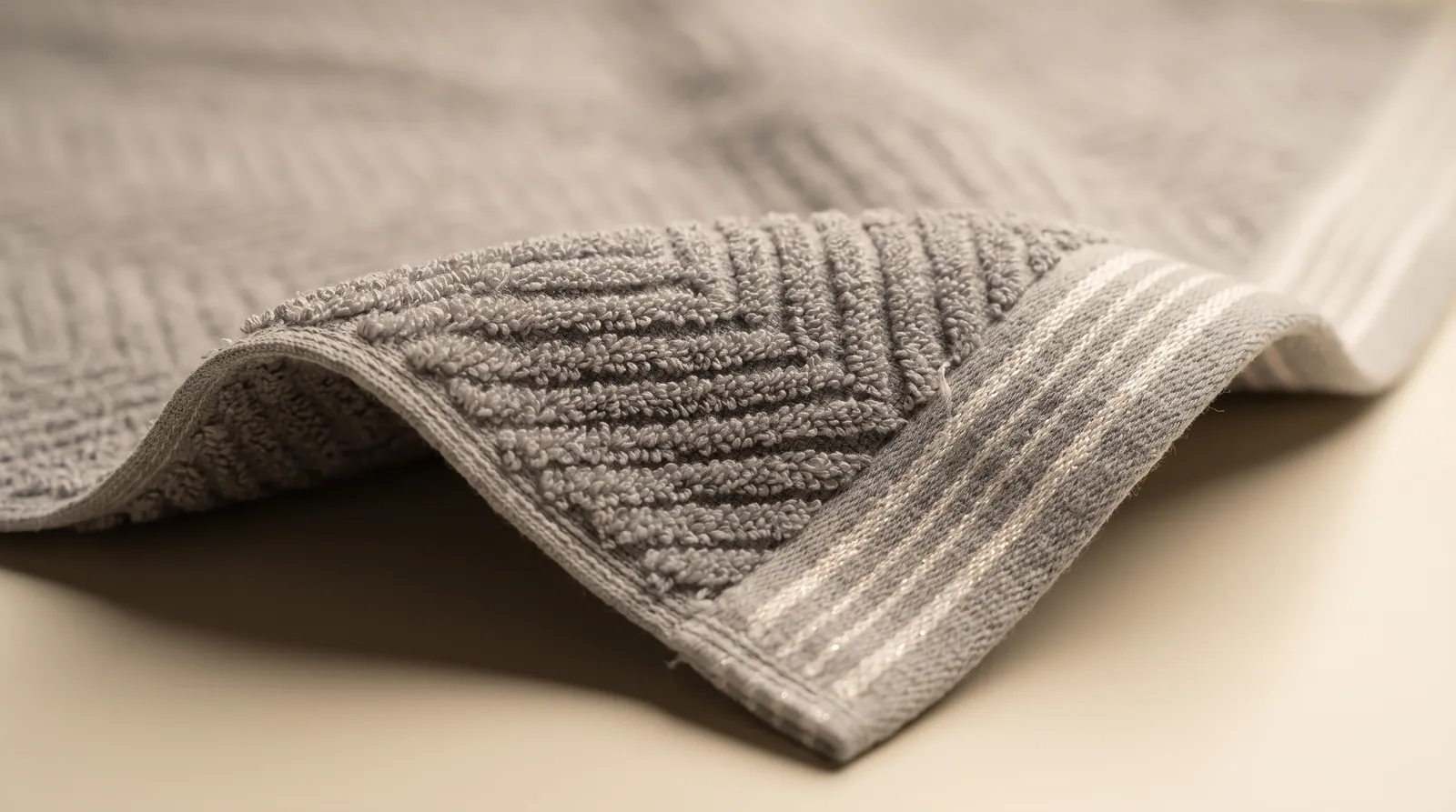 Herringbone hand towel thumbnail 4