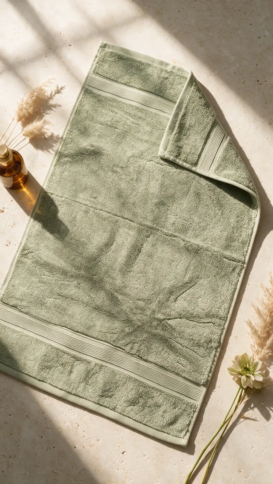 Moss Shimmer hand towel thumbnail 3