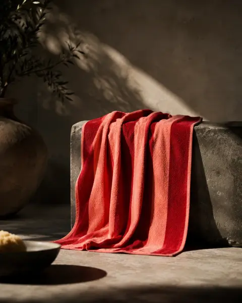 Havana Red Stripe pool/beach towel