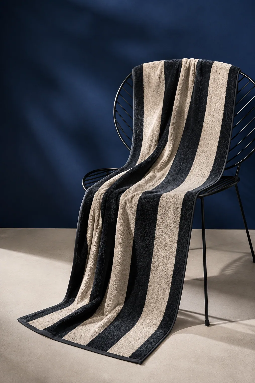 Havana Black Stripe pool/beach towel thumbnail 5