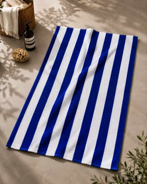 Cabana Blue Stripe pool/beach towel