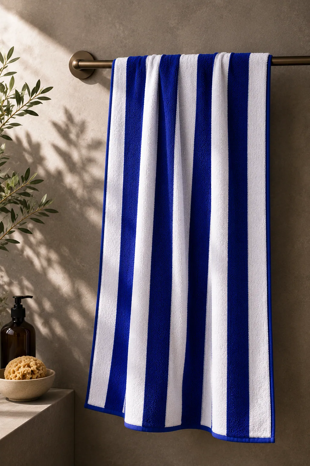 Cabana Blue Stripe pool/beach towel thumbnail 4